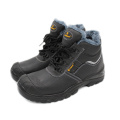 Wholesale good prices non slip high ankle winter mining industrial safety footwear steel cap woodland shoes men